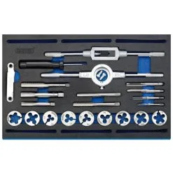 Draper IT-EVA37 22 Piece Metric & BSP Combination Tap And Die Set In Storage Module