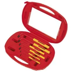 Sealey AK7177 Hex Key Set 6pc Extra-Long VDE