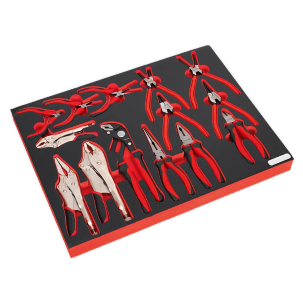 Sealey TBTP05 14 Piece Tool Tray With Plier Set 3 Sealey TBTP05 14 Piece Tool Tray With Plier Set - Image 3