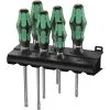 Wera Kraftform 334/355/6 6 Piece Screwdriver Set & Rack