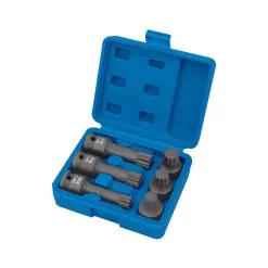 Draper 28881 Expert 6 Piece 1/2" Drive Impact Spline Bit Set