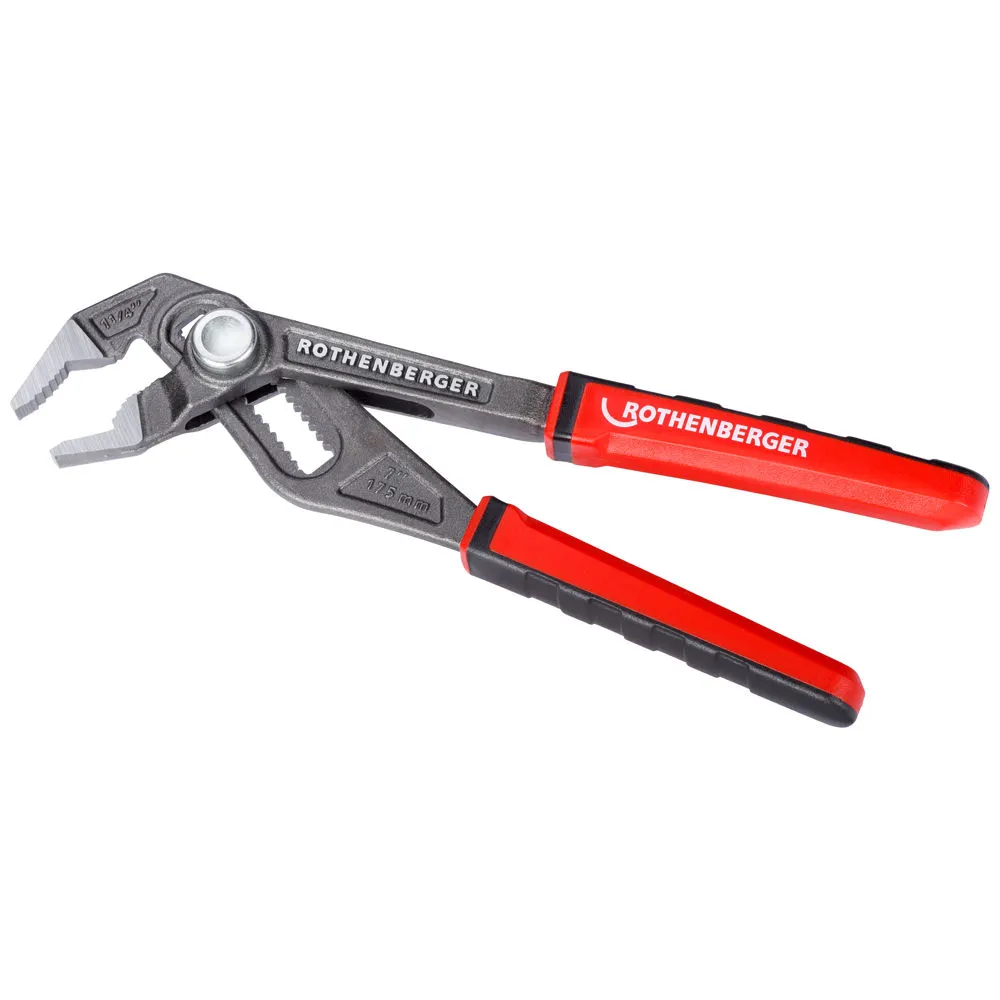 Rothenberger Rogrip F 7" 2 Colour Grips Water Pump Pliers 1 Rothenberger Rogrip F 7" 2 Colour Grips Water Pump Pliers