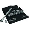 Wera Zyklop 8100 Sc10 1/2" Drive 28 Piece Imperial Ratchet And Socket Set