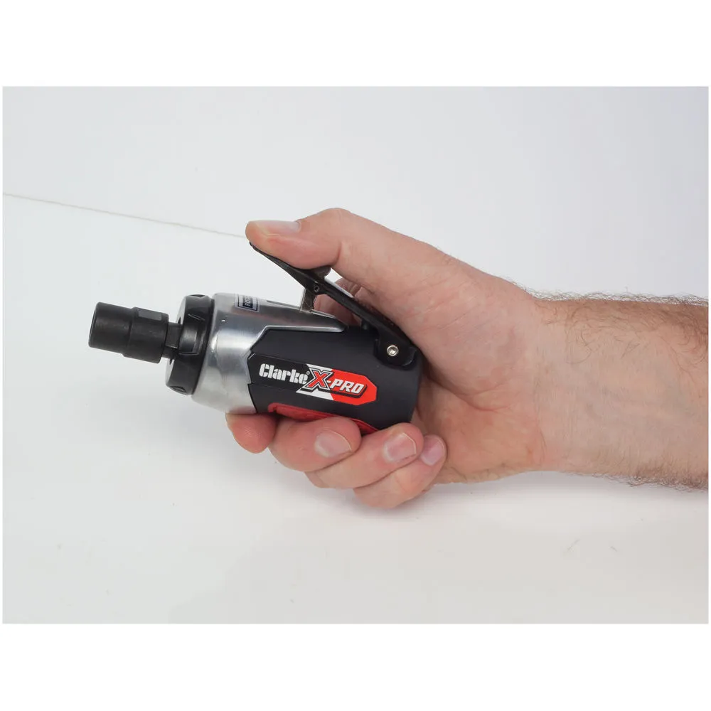 Clarke X-Pro CAT146 Professional ¼" Mini Air Die Grinder 2 Clarke X-Pro CAT146 Professional ¼" Mini Air Die Grinder - Image 2