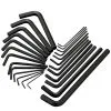 Clarke CHT100 25-Pce AF/Metric HEX Key Set