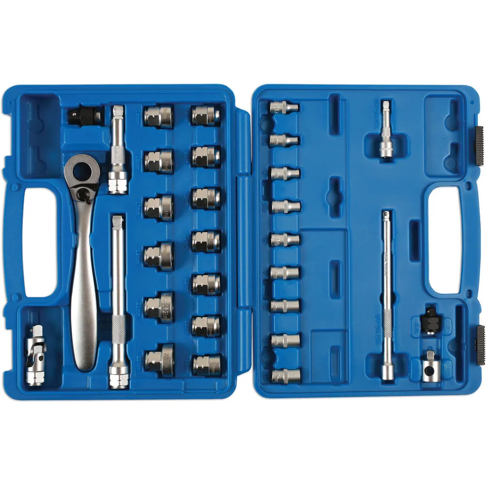 Laser 7068 31 Piece 1/4 & 3/8 Drive Low Profile/ Dual Drive Metric Socket Set 1 Laser 7068 31 Piece 1/4 & 3/8 Drive Low Profile/ Dual Drive Metric Socket Set