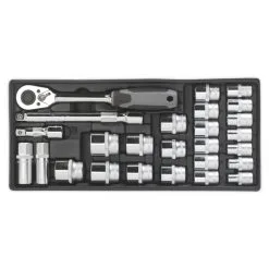 Sealey TBT35 26 Piece 1/2'' Drive Metric Socket Set