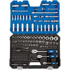 Draper 149 Piece 1/4”, 3/8” & 1/2” Square Drive Metric Socket & Bit Set
