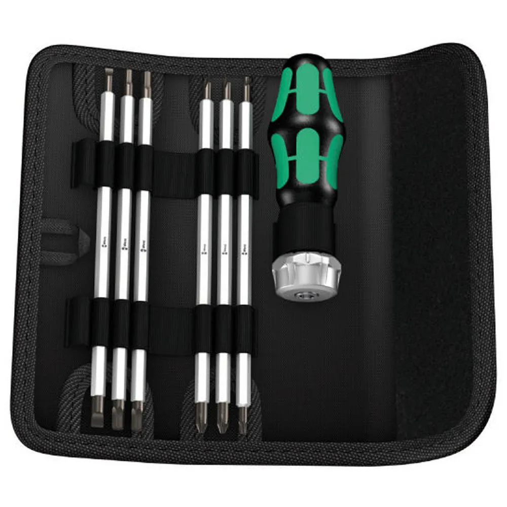 Wera Kraftform Kompakt Vario RA SB Ratcheting Screwdriver Set 1 Wera Kraftform Kompakt Vario RA SB Ratcheting Screwdriver Set