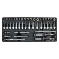 Sealey TBT33 43 Piece 1/4'' Drive Metric & Imperial Socket Set