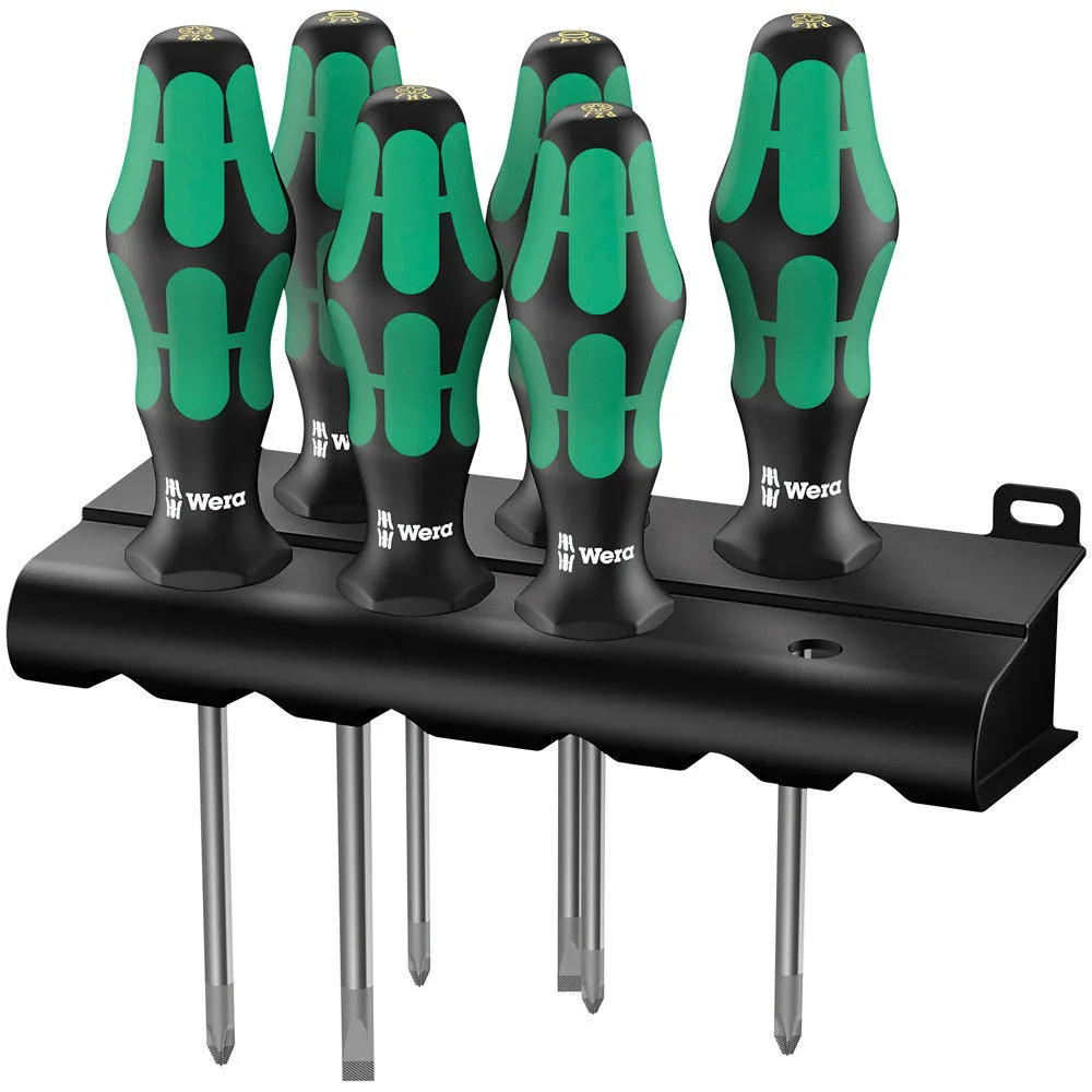 Wera 6 Piece Lasertip Screwdriver Set 1 Wera 6 Piece Lasertip Screwdriver Set