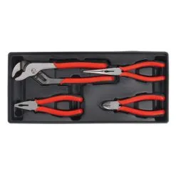 Sealey TBT02 4 Piece Tool Tray Plier Set