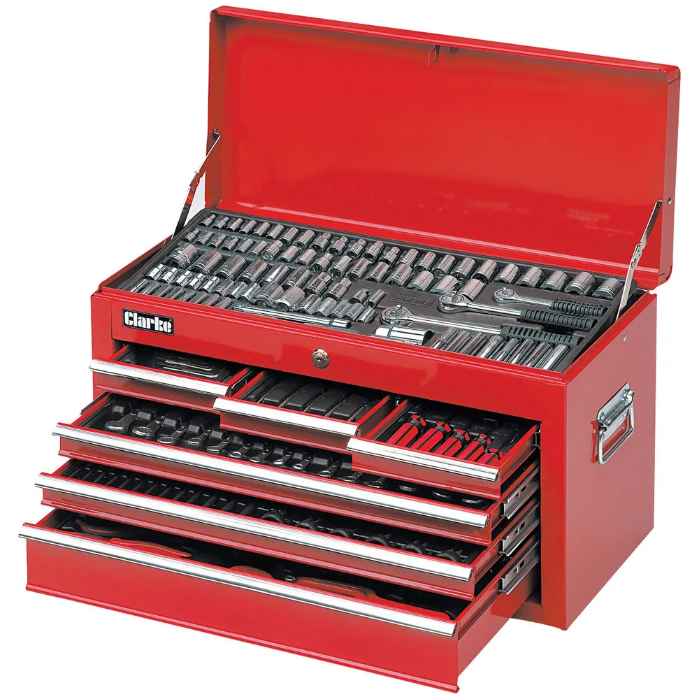 Clarke CHT859 300 Piece AF/Metric Home Garage Repair Kit 1 Clarke CHT859 300 Piece AF/Metric Home Garage Repair Kit