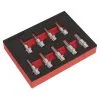 Sealey 3/8" Drive 9 Piece Metric Hex Key Socket Bit Set