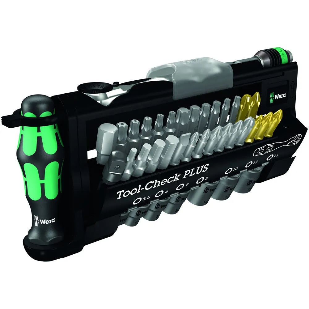Wera Tool-Check Plus Tool Set, 39 Piece 1/4 Drive 1 Wera Tool-Check Plus Tool Set, 39 Piece 1/4 Drive