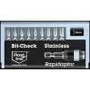 Wera Bc10/9 Screwdriver Bitcheck Ph/Pz/Tx/Qr Stainless Torsion 10 Pieces