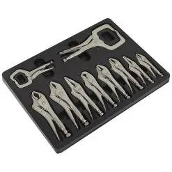 Sealey AK6800 10 Piece Locking Pliers Set