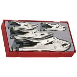 Teng TTVG05 5 Piece Power Grip Plier Set