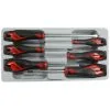 Teng Tools Screwdriver Set 6 Pieces Flat, PH, PZ