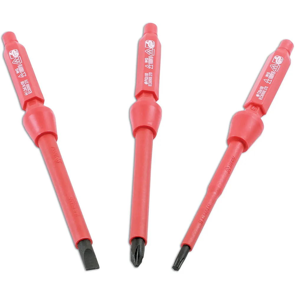 Laser 7435 14 Piece VDE Interchangeable Screwdriver Set 5 Laser 7435 14 Piece VDE Interchangeable Screwdriver Set - Image 5