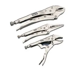 Clarke CHT352 3-Pce Lock Grip Plier Set