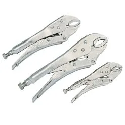 Clarke CHT116 3-Pce Lock Grip Pliers Set