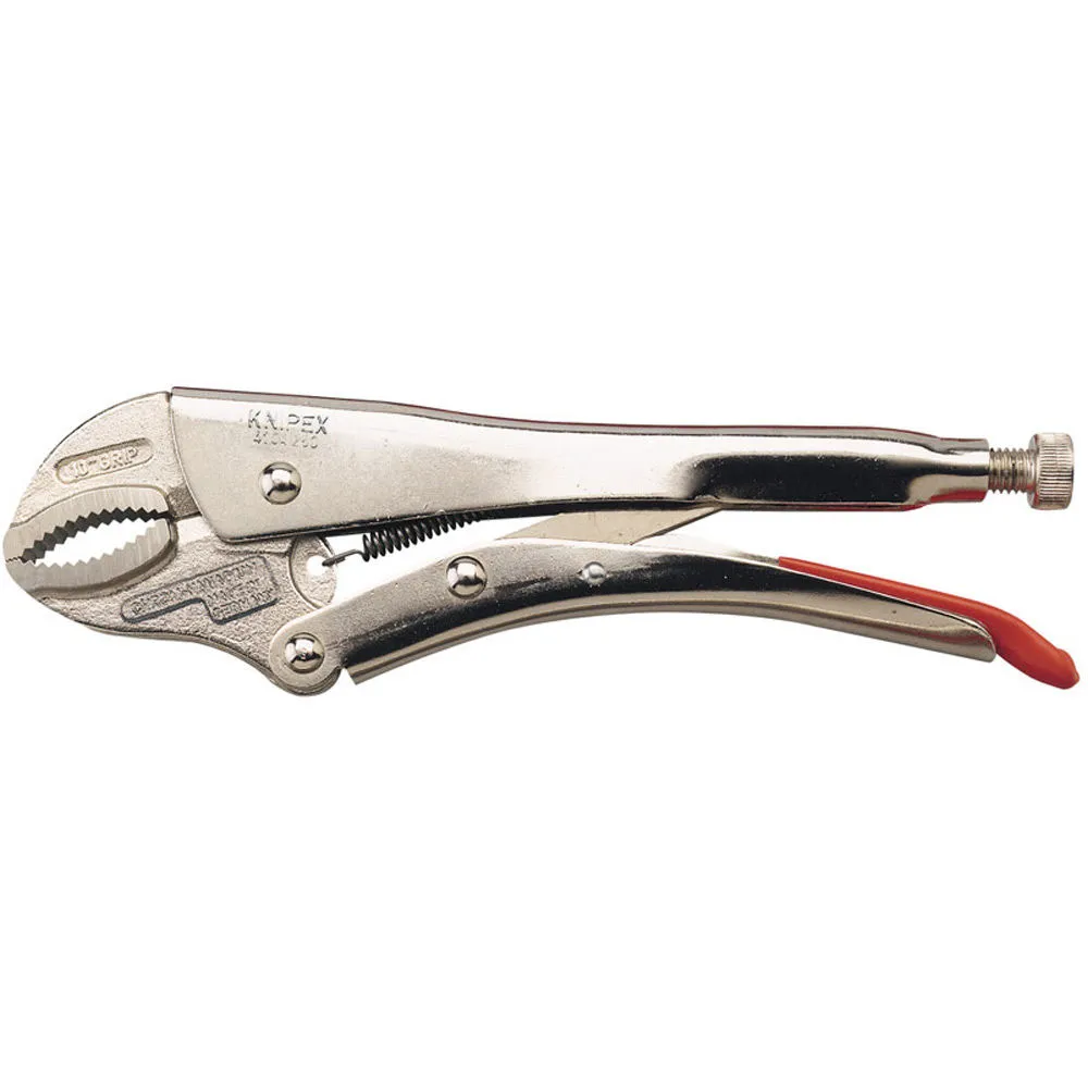 Knipex 250mm Curved Jaw Self Grip Pliers 1 Knipex 250mm Curved Jaw Self Grip Pliers