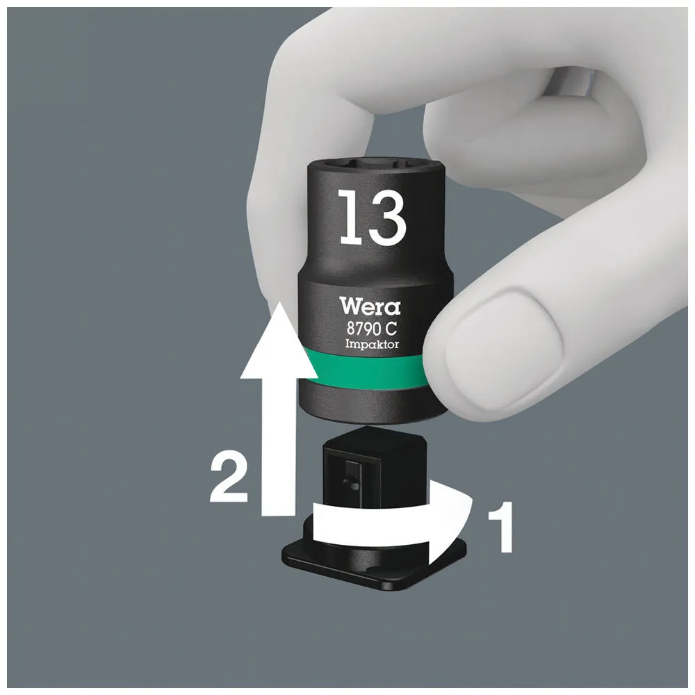 Wera Belt C Impaktor 1 9 Piece 1/2" Drive Impact Socket Set 9 Wera Belt C Impaktor 1 9 Piece 1/2" Drive Impact Socket Set - Image 9