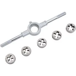 6 Piece Metric Die Set (M6-M12)