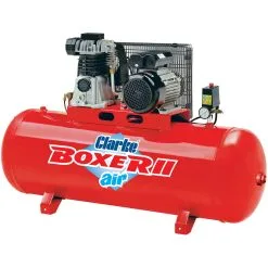 Clarke Boxer II 14/150 O/L 14cfm 150Litre 3HP Belt Driven Air Compressor (230V)