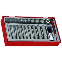 Teng TTHEX23 23 Piece Hex Bit Socket Set