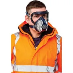 GVS Elipse Integra P3 Half Mask Integrated With Protective Eyewear And Ready Fitted Filters